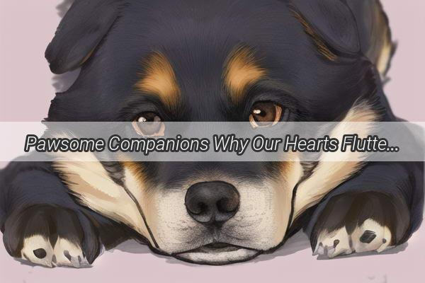 Pawsome Companions Why Our Hearts Flutter for Our Furry Friends